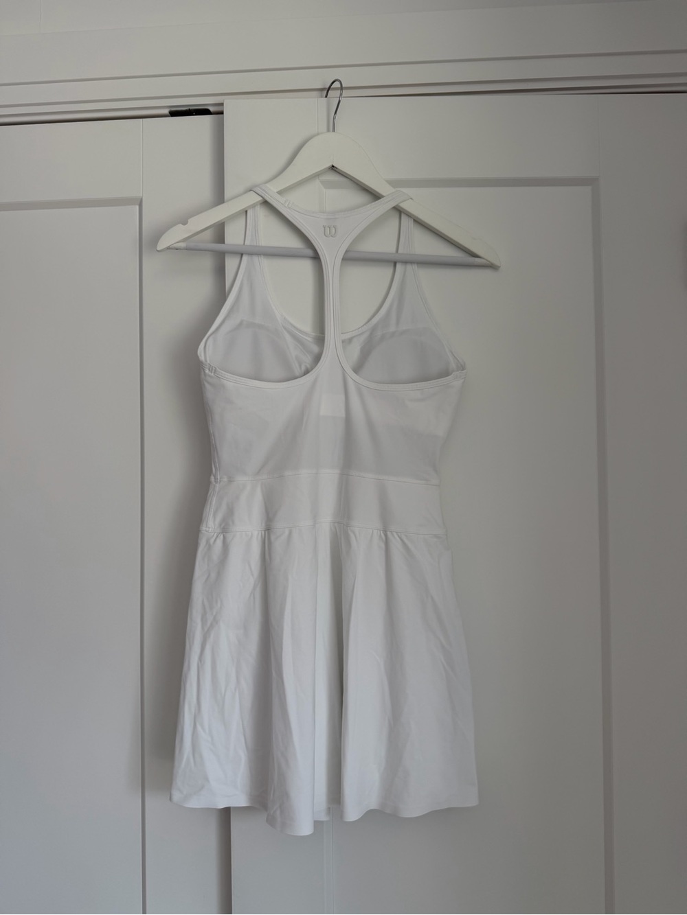Wilson White Mini Dress with Red and Navy Stripe - Picture 3 of 4